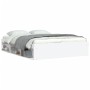Estructura de cama blanca 160x200 cm de vidaXL, Camas y somieres - Ref: Foro24-3203873, Precio: 171,36 €, Descuento: %