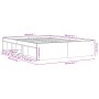 Weißer Bettrahmen 160x200 cm von vidaXL, Betten und Lattenroste - Ref: Foro24-3203873, Preis: 166,39 €, Rabatt: %