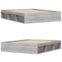 Estructura de cama Sonoma gris 160x200 cm de vidaXL, Camas y somieres - Ref: Foro24-3203878, Precio: 155,50 €