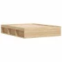 Bettgestell aus Sonoma-Eiche, 140 x 190 cm von vidaXL, Betten und Lattenroste - Ref: Foro24-3203903, Preis: 177,40 €, Rabatt: %