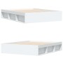 Weißer Bettrahmen 140x190 cm von vidaXL, Betten und Lattenroste - Ref: Foro24-3203901, Preis: 165,96 €, Rabatt: %