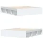 White bed frame 140x190 cm by vidaXL, Beds and slatted bases - Ref: Foro24-3203901, Price: 163,58 €, Discount: %