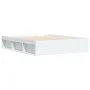 White bed frame 140x190 cm by vidaXL, Beds and slatted bases - Ref: Foro24-3203901, Price: 163,58 €, Discount: %