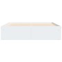 White bed frame 140x190 cm by vidaXL, Beds and slatted bases - Ref: Foro24-3203901, Price: 165,82 €, Discount: %
