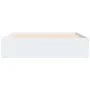 White bed frame 140x190 cm by vidaXL, Beds and slatted bases - Ref: Foro24-3203901, Price: 163,58 €, Discount: %