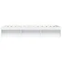 White bed frame 140x190 cm by vidaXL, Beds and slatted bases - Ref: Foro24-3203901, Price: 163,58 €, Discount: %