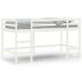 Cama alta de niños escalera madera maciza pino blanco 90x200 cm de vidaXL, Camas y somieres - Ref: Foro24-835899, Precio: 186...