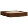 Oak brown bed frame 180x200 cm by vidaXL, Beds and slatted bases - Ref: Foro24-3203886, Price: 158,84 €, Discount: %