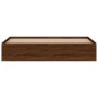 Eichenbraunes Bettgestell 180x200 cm von vidaXL, Betten und Lattenroste - Ref: Foro24-3203886, Preis: 160,52 €, Rabatt: %