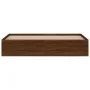 Oak brown bed frame 180x200 cm by vidaXL, Beds and slatted bases - Ref: Foro24-3203886, Price: 158,84 €, Discount: %
