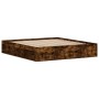 Smoked oak bed frame 180x200 cm by vidaXL, Beds and slatted bases - Ref: Foro24-3203884, Price: 181,26 €, Discount: %