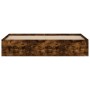 Smoked oak bed frame 180x200 cm by vidaXL, Beds and slatted bases - Ref: Foro24-3203884, Price: 181,26 €, Discount: %