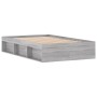 Estructura de cama gris Sonoma 120x190 cm de vidaXL, Camas y somieres - Ref: Foro24-3203899, Precio: 162,62 €, Descuento: %