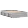 Sonoma gray bed frame 120x190 cm by vidaXL, Beds and slatted bases - Ref: Foro24-3203899, Price: 165,58 €, Discount: %