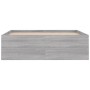 Estructura de cama gris Sonoma 120x190 cm de vidaXL, Camas y somieres - Ref: Foro24-3203899, Precio: 162,62 €, Descuento: %