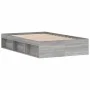 Estructura de cama gris Sonoma 120x190 cm de vidaXL, Camas y somieres - Ref: Foro24-3203899, Precio: 163,08 €, Descuento: %