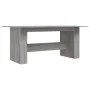 Mesa de comedor madera de ingeniería Sonoma gris 180x90x76 cm de vidaXL, Mesas de cocina y de comedor - Ref: Foro24-838193, P...