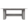 Mesa de comedor madera de ingeniería Sonoma gris 180x90x76 cm by vidaXL, Kitchen and dining tables - Ref: Foro24-838193, Pric...