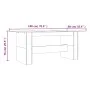Mesa de comedor madera de ingeniería Sonoma gris 180x90x76 cm de vidaXL, Mesas de cocina y de comedor - Ref: Foro24-838193, P...