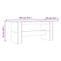 Mesa de comedor madera de ingeniería Sonoma gris 180x90x76 cm by vidaXL, Kitchen and dining tables - Ref: Foro24-838193, Pric...