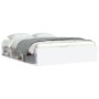 White bed frame 140x200 cm by vidaXL, Beds and slatted bases - Ref: Foro24-3203859, Price: 180,18 €, Discount: %