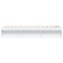 White bed frame 140x200 cm by vidaXL, Beds and slatted bases - Ref: Foro24-3203859, Price: 180,18 €, Discount: %