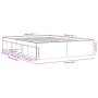 Weißer Bettrahmen 140x200 cm von vidaXL, Betten und Lattenroste - Ref: Foro24-3203859, Preis: 180,34 €, Rabatt: %