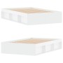 Estructura de cama blanca 120x200 cm de vidaXL, Camas y somieres - Ref: Foro24-3203852, Precio: 175,24 €, Descuento: %