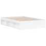 Weißer Bettrahmen 120x200 cm von vidaXL, Betten und Lattenroste - Ref: Foro24-3203852, Preis: 172,88 €, Rabatt: %
