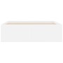 Estructura de cama blanca 120x200 cm de vidaXL, Camas y somieres - Ref: Foro24-3203852, Precio: 175,24 €, Descuento: %
