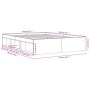 Bettgestell aus brauner Eiche, 140 x 200 cm von vidaXL, Betten und Lattenroste - Ref: Foro24-3203865, Preis: 200,32 €, Rabatt: %