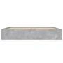 Betongrauer Bettrahmen 200x200 cm von vidaXL, Betten und Lattenroste - Ref: Foro24-3203890, Preis: 160,63 €, Rabatt: %