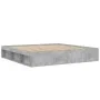 Concrete gray bed frame 200x200 cm by vidaXL, Beds and slatted bases - Ref: Foro24-3203890, Price: 158,67 €, Discount: %