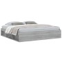 Gray Sonoma bed frame 200x200 cm by vidaXL, Beds and slatted bases - Ref: Foro24-3203892, Price: 205,62 €, Discount: %