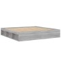 Gray Sonoma bed frame 200x200 cm by vidaXL, Beds and slatted bases - Ref: Foro24-3203892, Price: 205,62 €, Discount: %