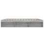 Estructura de cama Sonoma gris 200x200 cm de vidaXL, Camas y somieres - Ref: Foro24-3203892, Precio: 212,78 €, Descuento: %