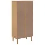 Regal SENJA Rattanoptik Kiefernholzregal braun 60x35x130 cm von vidaXL, Bücherregale und Regale - Ref: Foro24-358058, Preis: ...