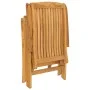 Juego de comedor para jardín 5 piezas madera maciza de teca de vidaXL, Conjuntos de jardín - Ref: Foro24-3154917, Precio: 858...