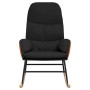 Schaukelstuhl aus schwarzem Stoff von vidaXL, Schaukelstühle - Ref: Foro24-341048, Preis: 121,97 €, Rabatt: %