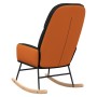 Schaukelstuhl aus schwarzem Stoff von vidaXL, Schaukelstühle - Ref: Foro24-341048, Preis: 121,97 €, Rabatt: %