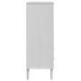 SENJA hohes Sideboard Rattan-Holzoptik weiß 90x40x112 cm von vidaXL, Sideboards - Ref: Foro24-358056, Preis: 120,66 €, Rabatt: %
