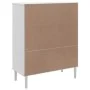 SENJA hohes Sideboard Rattan-Holzoptik weiß 90x40x112 cm von vidaXL, Sideboards - Ref: Foro24-358056, Preis: 120,66 €, Rabatt: %