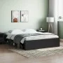 Black bed frame 160x200 cm by vidaXL, Beds and slatted bases - Ref: Foro24-3203874, Price: 149,58 €, Discount: %