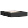 Schwarzer Bettrahmen 160x200 cm von vidaXL, Betten und Lattenroste - Ref: Foro24-3203874, Preis: 149,92 €, Rabatt: %