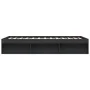 Black bed frame 160x200 cm by vidaXL, Beds and slatted bases - Ref: Foro24-3203874, Price: 149,58 €, Discount: %