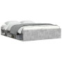 Concrete gray bed frame 160x200 cm by vidaXL, Beds and slatted bases - Ref: Foro24-3203876, Price: 203,06 €, Discount: %