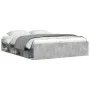 Concrete gray bed frame 160x200 cm by vidaXL, Beds and slatted bases - Ref: Foro24-3203876, Price: 199,59 €, Discount: %