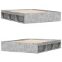 Betongrauer Bettrahmen 160x200 cm von vidaXL, Betten und Lattenroste - Ref: Foro24-3203876, Preis: 203,06 €, Rabatt: %
