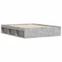 Concrete gray bed frame 160x200 cm by vidaXL, Beds and slatted bases - Ref: Foro24-3203876, Price: 199,59 €, Discount: %