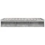 Concrete gray bed frame 160x200 cm by vidaXL, Beds and slatted bases - Ref: Foro24-3203876, Price: 199,59 €, Discount: %